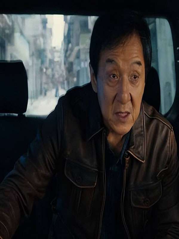 The Shadow’s Edge 2025 Jackie Chan Brown Leather Jacket