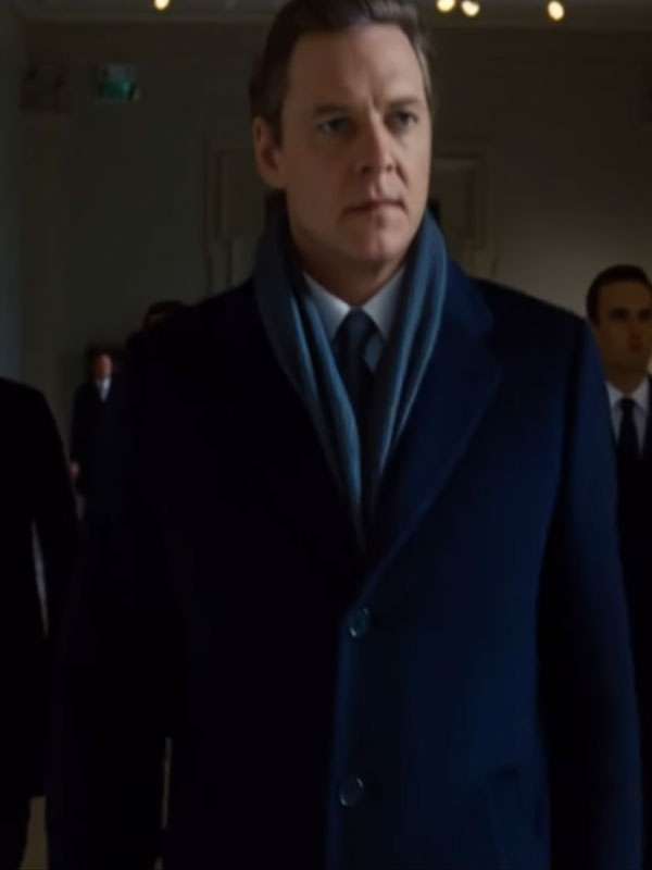 Kenneth Branagh The Thomas Crown Affair 2025 Wool Coat