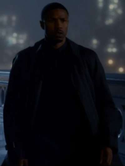 The Thomas Crown Affair Michael B Jordan Black Trench Coat