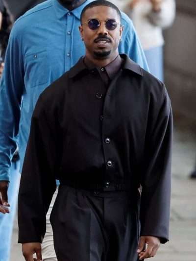 Michael B Jordan The Thomas Crown Affair Black Jacket