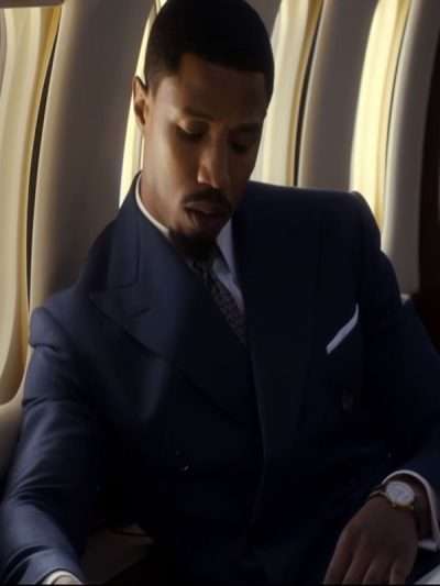 Michael B Jordan The Thomas Crown Affair Blue Suit