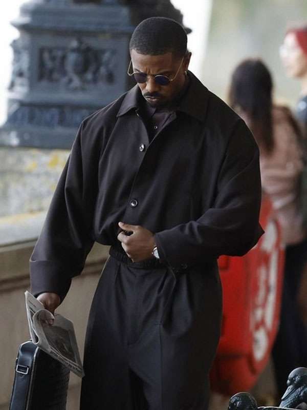 The Thomas Crown Affair 2027 Michael B Jordan Black Crop Jacket