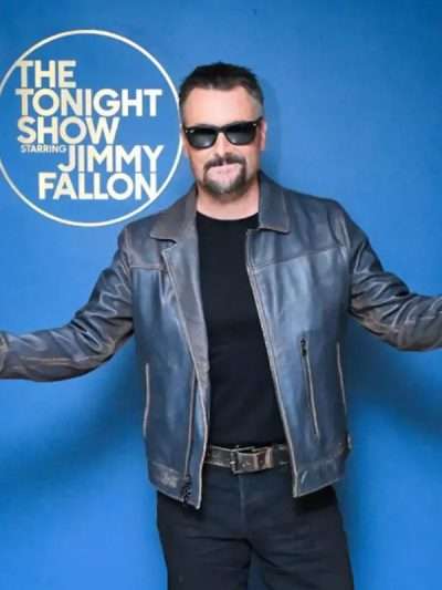 Eric Church The Tonight Show Starring Jimmy Fallon S12 Blue Jacket