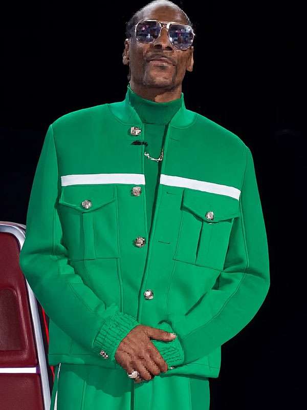 The Voice S28 Snoop Dogg Green Jacket