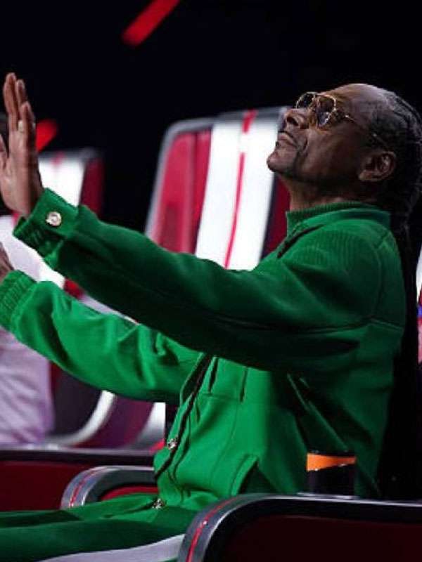 The Voice S28 Snoop Dogg Green Jacket