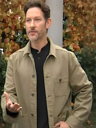 The Young And The Restless S53 Michael Graziadei Green Cotton Jacket