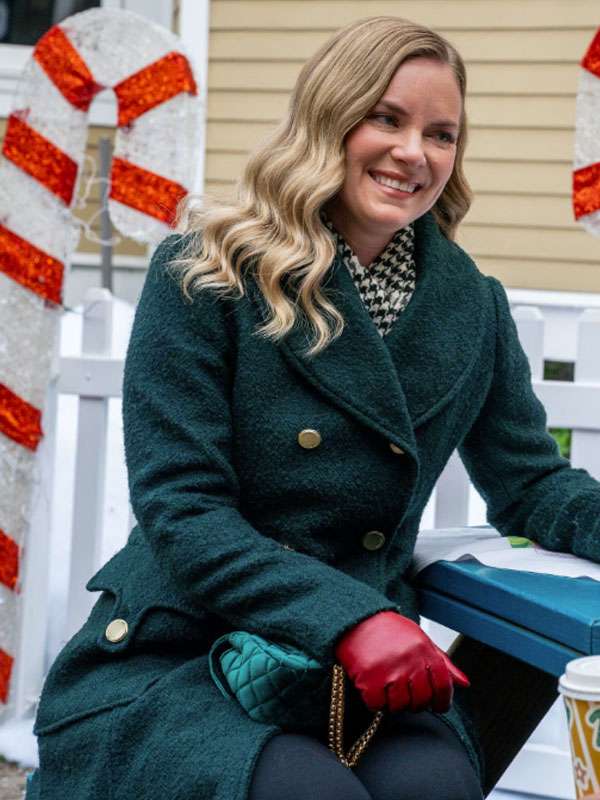 There's No Place Like Christmas 2025 Cindy Busby Green Trench Coat