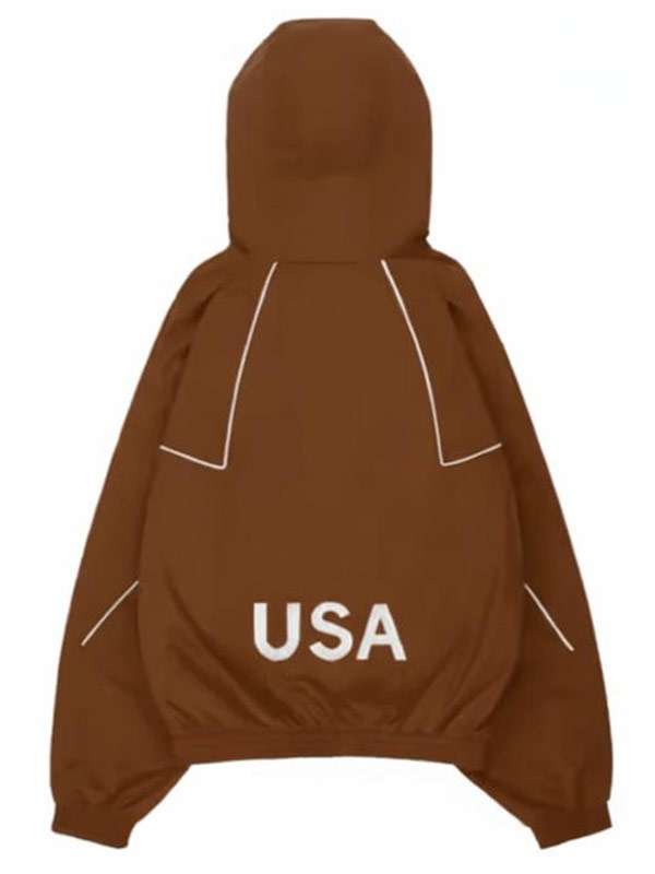 Marty Supreme Timothee Chalame Brown Hoode Jacket