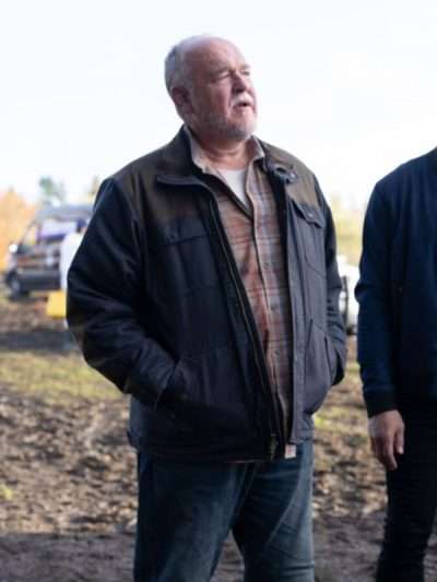 Tracker S03 Keaton Blue and Brown Cotton Jacket