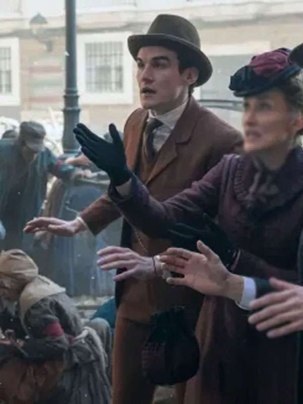 Young Sherlock 2026 Dónal Finn Brown Suit
