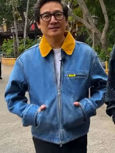 Disney Park Visit Ke Huy Quan Denim Jacket