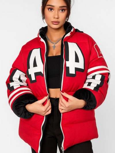 Kristin Juszczyk SF 49ers Puffer Jacket