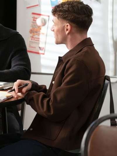 Jacob Hill Abbott Elementary Goofgirl Brown Wool Jacket