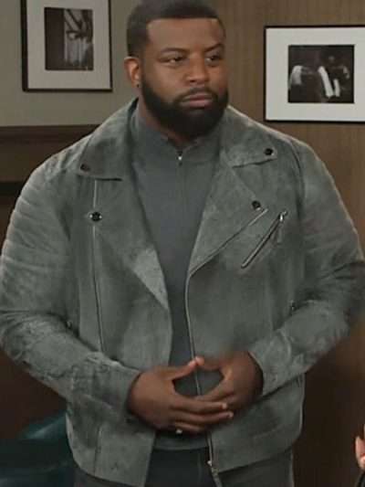 Maurice P. Kerry Beyond the Gates Grey Suede Leather Jacket