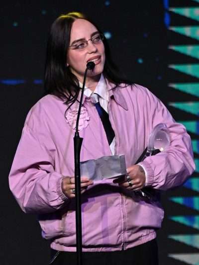 2026 Billie Eilish Pink Jacket