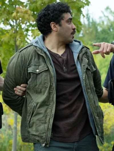 Boston Blue S01 E.J. Bonilla Green Cotton Jacket
