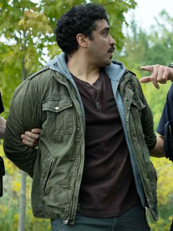 Boston Blue S01 E.J. Bonilla Green Cotton Jacket