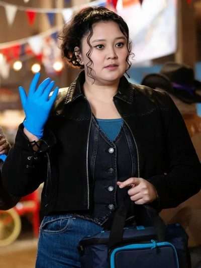 Brilliant Minds S02 Dana Dang Black Jacket