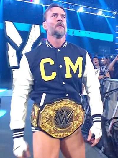 WWE CM Punk Steiner Bros Varsity Jacket