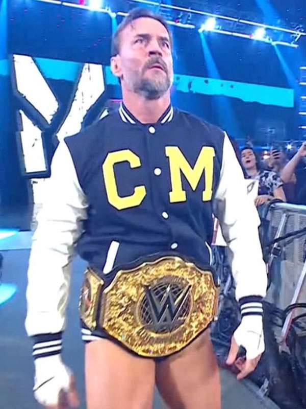 WWE CM Punk Steiner Bros Varsity Jacket