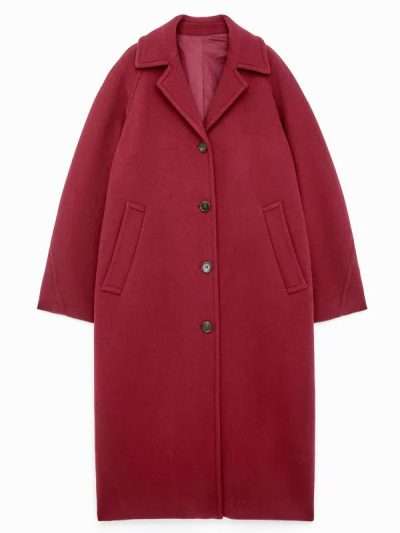 Can You Keep A Secret 2026 Debbie Fendon Red Wool Coat
