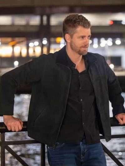 Luke Mitchell Chicago Med Black Jacket