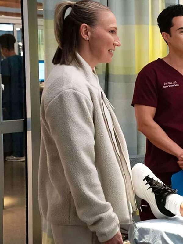 Courtney Vandersloot Chicago Med S11 Sherpa Jacket