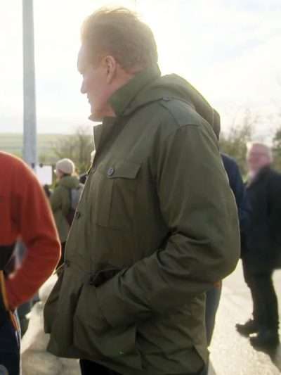 Conan O’Brien Must Go 2025 Conan O’Brien Green Cotton Jacket