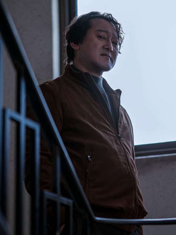 Man-sik Jeong Concrete Market Brown Cotton Jacket