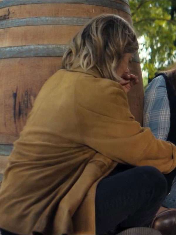 Dear Life Lillian Vandenberg Brown Suede Leather Jacket