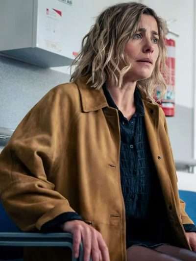 Dear Life S01 Lillian Vandenberg Brown Suede Leather Jacket