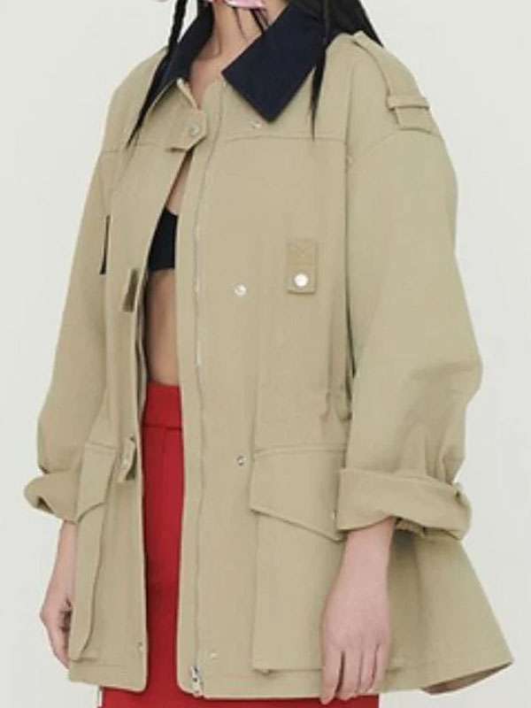 Dynamite Kiss S01 Ahn Eun-jin Beige Jacket