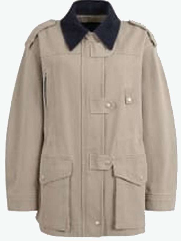 Dynamite Kiss S01 Ahn Eun-jin Beige Cotton Jacket