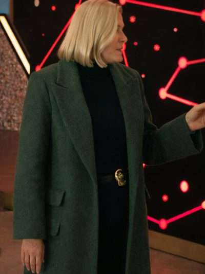 Elsbeth S03 Jackie Donnelly Green Wool Coat