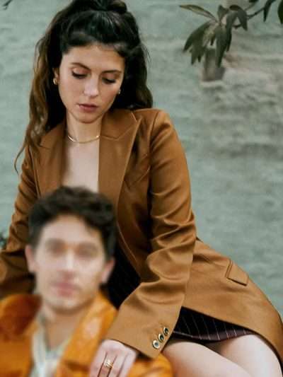 People We Meet on Vacation Emily Bader Brown Coat