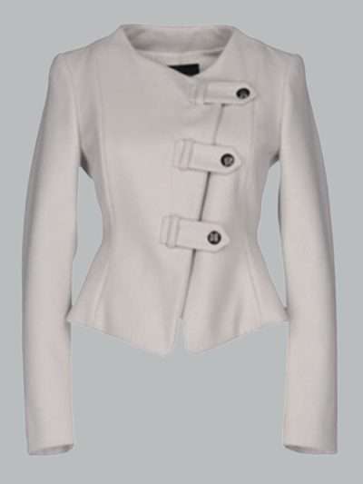 Emily In Paris 2025 Thalia Besson Grey Wool Jacket