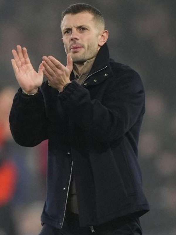 English Football Team Coach Jack Wilshere Black Cotton Jacket