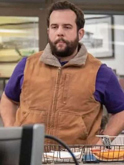 Eric Rahill The Paper Cotton Shearling Vest