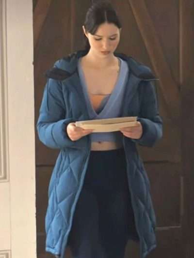Finding Her Edge 2026 Madelyn Keys Blue Puffer Coat