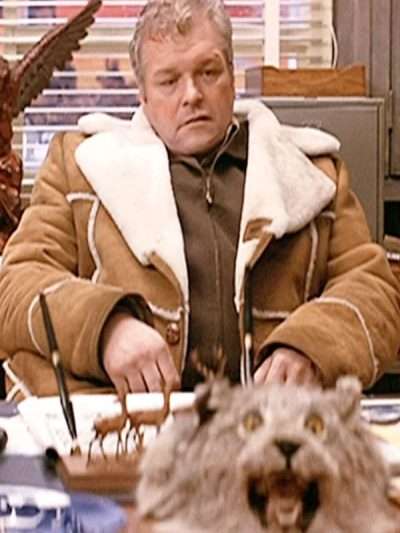 Rambo 1st Blood Brian Dennehy Shearling Coat