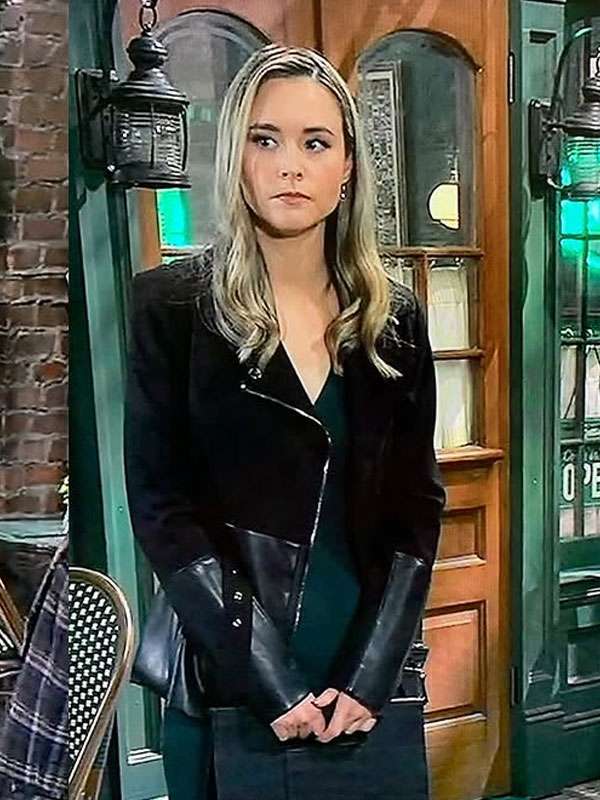 Paige Herschell General Hospital Black Jacket