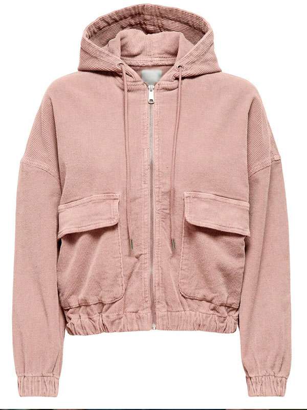 Ghosts S02 Rose McIver Corduroy Hooded Jacket