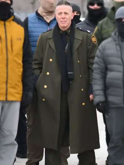 Gregory Bovino Green Wool Coat