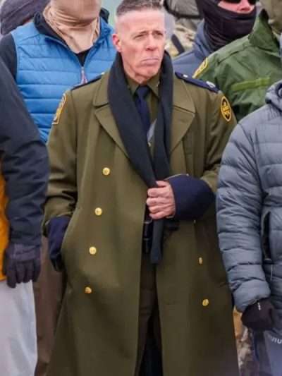 Gregory Bovino 2026 Green Trench Coat