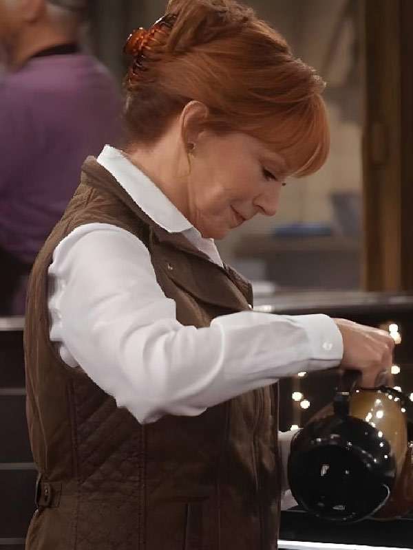 Bobbie Happy’s Place S02 Brown Quilted Vest