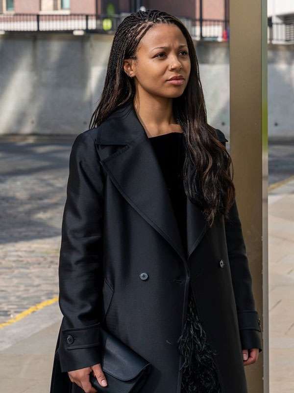 Harper Stern Industry S04 Black Trench Coat