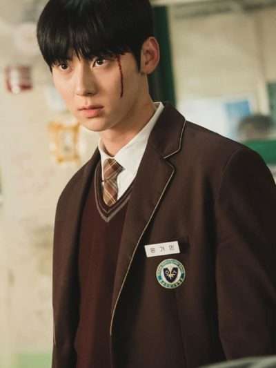 Hwang Min-hyun Study Group S01 Brown Blazer