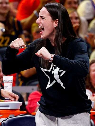 Indiana Fever Caitlin Clark Black Star Sweatshirt