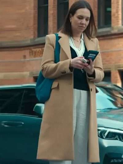 Run Away S01 Ingrid Oliver Brown Wool Coat