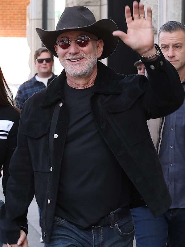 Buy Jeff Bezos Black Wool Jacket